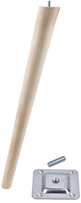 1x Holz Schrank beine Massivholz Schräg oder gerade Konisch Möbelfüße Möbelbeine (1x Schräg 45cm)