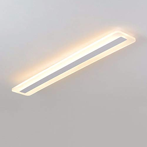 GaoHX 40Watt LED Panel flach, LED Quadrat Deckenlampe Deckenbeleuchtung, weiß Deckenleuchte, Decken-Leuchte für Wohnzimmer, Büro, Flur, Küche & Bad, Warmweiß 3000K, 100cm