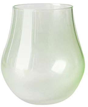 caihuashopping Wassergläser Glastasse, Niedlich, Haushalt, Einfach, Milk Cup, Wasser, Wein, Whisky-Glas, birnenförmig, 11,5 oz, 4 Farben Trinkglas (Color : Green)