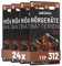 ABSINA Hearing Aid Batteries 312 24 Pieces with Easy To Grip Protective Film,Batteries for Hearing Aids 312 Zinc Air with 1.45 V,Type 312 Hearing Aid Battery Brown,PR41 ZL3 P312 Hearing Aid Batteries