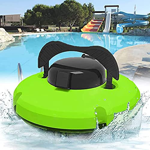 DEHIWI Robot Limpiafondos de Piscina Automático Accesorios Piscina Aspirador eléctrico para Piscinas 120 Minutos de Funcionamiento,Diseño Ligero y Fácil de Usar,Limpio hasta 85㎡,Green
