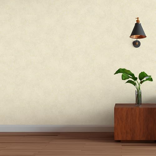 Belka B30 Gelbe Tapete - Reine Baumwolle - Langlebig - Selbstklebend - Wärme- & Schalldämmend - Modern & Stilvoll, DIY Öko & Natürlich | ca. 9 qm (m²)