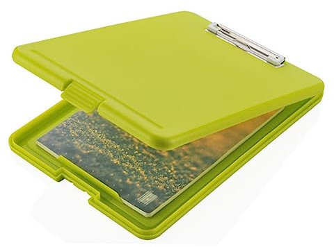 MAGICLULU Porte-document Plastique Avec Pince Et Support Pour Notes Pour Maison École Ou Bureau