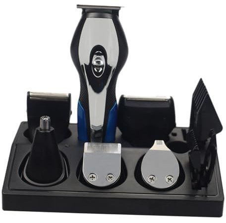 FOMIYES Wiederaufladbares Multifunktionales USB Elektrorasierer Satz für Herren mit Nasenhaartrimmer und Präzisem Haarschneider aus Abs Inklusive Akku und Schnitzfunktion