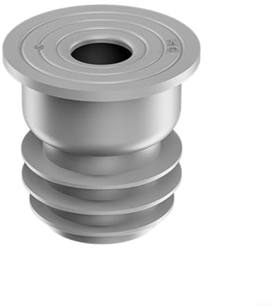 Joint de tuyau de vidange de machine à laver, en silicone anti-odeur, pour canalisations de machine à laver, canalisations d'évier, gris (S(3,5 cm ~ 4 cm)