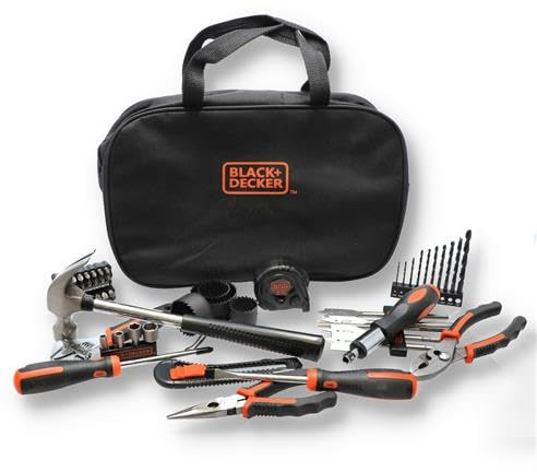 BLACK+DECKER 65 Piece Home Repair Tool Set with Tool Bag
