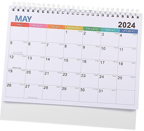 AUTSUPPL Dekorativer Desktop-kalender Kreativer Minimalistischer Tischkalender Für Büro Und Zuhause Für Lehrer Studenten Und Büroangestellte Langlebig Aus Gefertigt