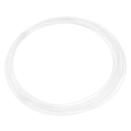 GORGECRAFT Rotolo di Stecche di Plastica Trasparente da 10 m 1mm in PVC Trasparente A Bassa Densità e Leggere per Corsetti per Lavori Fai da Te Abiti da Sposa Lingerie da Sposa Borse