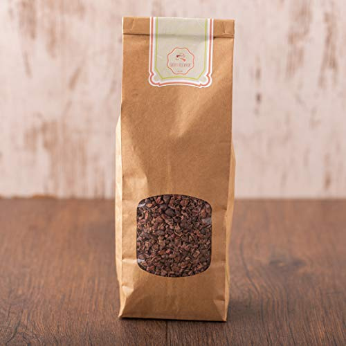 süssundclever.de® Bio Kakaonibs | 1,0 kg | Rohkost | Premium Qualität | plastikfrei und ökologisch-nachhaltig abgepackt