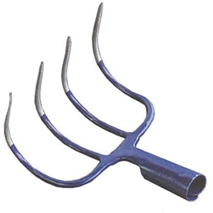 Orsatti FORCA Curva A Rampino Acciaio FORGIATO Denti 4