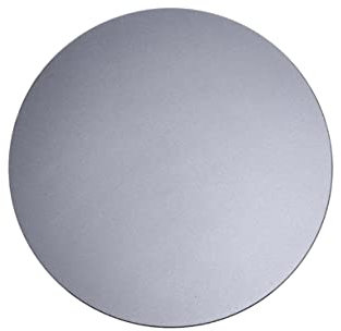 NUOBESTY Rundes Mauspad Aus Aluminiummetall Mausmatte Für Desktop-computer Pcs Und Laptops Mit Rutschfester Unterseite Langlebig Und Multifunktional