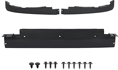 CHEDA Front Air Dam Spoiler Complete 3 Piece Kit Compatible with C6 Corvettes 2005-2013 with Mount Hardware