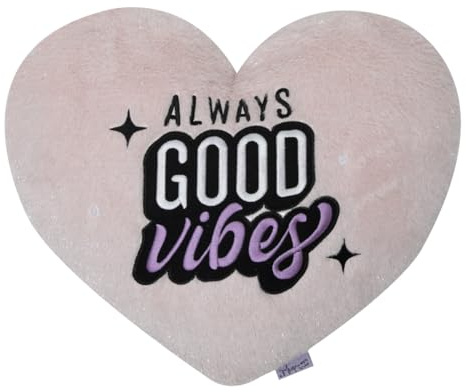Mr.Wonderful Herzkissen Plüschtier Always Good Vibes 0,4 x 44 x 37