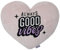Mr.Wonderful Almohadón corazón de Peluche, Always Good Vibes 0,4 x 44 x 37