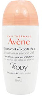 Avene Body Deodorant Roll-On 24H for Sensitive Skin 50 ml