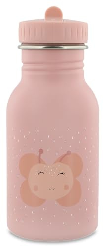 Trixie Trinkflasche Kinder 350ml, Wasserflasche Kindergarten, auslaufsicher