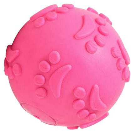 Wisylizv Boule de jouet pour chien – Jouet en latex avec squeaker