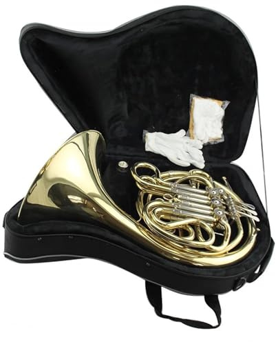 Waldhorn Music Lover Goldlack 4 Tasten Doppel Waldhorn F Stimmung Bb Stimmung