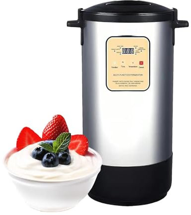12/18L Electric Yogurt Fermenter,Automatic Digital Yoghurt Maker Machine,for Home Organic Yogurt, Fruit Wine Maker, Cheese Maker,18L