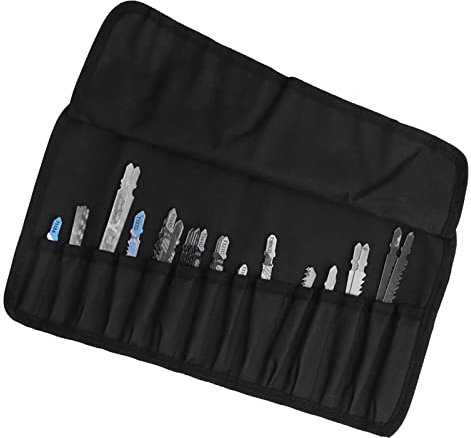 48Pcs T Shank Jigsaw Blades Jig Saw Blades Set, Jig Saw Set Metal Universal Fine Mddle Tooth Kit Cutting Tools for Wood
