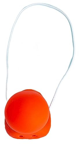 YUOIUX Rote Gummi Clown Nase Hupen Quietschen Clown Nase Clown Kostüm Lustige Clown Nase mit Gummizug für Weihnachten