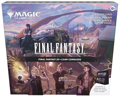 Caja de Escena de Final Fantasy XV, de Magic: The Gathering: Camp Comrades (Versión en Inglés)