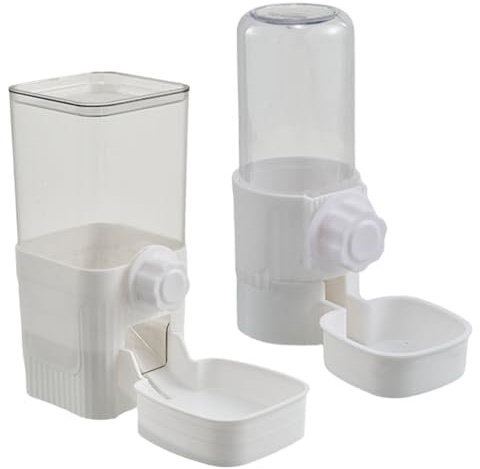 Mangeoires à oiseaux - Distributeur de nourriture | Station d'alimentation pour animaux de compagnie | Distributeur d'eau pour oiseaux pour cage | Distributeur de nourriture pour oiseaux pour
