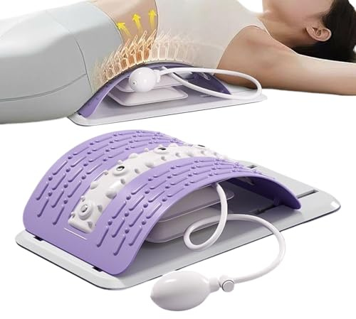 Extensor lumbar – Soporte lumbar masajeador de carga 150 kg | Estirador de | aire para fitness pilates recuperación muscular, reducción muscular fatiga