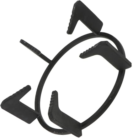 DIYEAH Support de Cuisinière à Gaz Fonte Épaisse Anti-dérapante pour Wok et Casseroles Anneau de Brûleur Robuste pour Cuisine Familiale et Professionnelle
