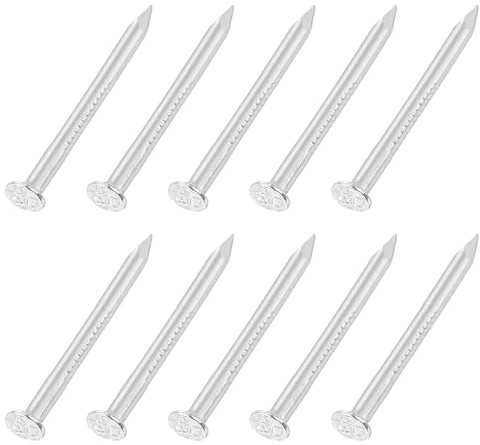 QUARKZMAN 20Stk Kleine Metallnägel 1 5 x 20mm 304 Edelstahl Rundkopfnägel Übliche Ziernägel Für Haushalt Holzarbeiten Bilderaufhängen DIY Projekte Silber