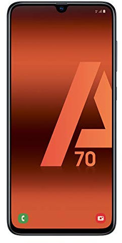 Samsung Galaxy A70 (128gb, Dual-SIM, Pantalla de 6.7 Full HD + Dynamic AMOLED, 4500 MaH), Negro