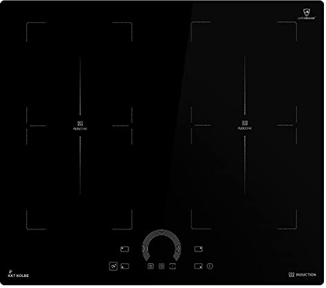 Plaque Induction 60 cm | 8,2 kW | 4 Zones de cuisson | 9 niveaux de puissance | 2 zones flexibles | Contrôles Tactiles | Minuterie | IH85904FZ