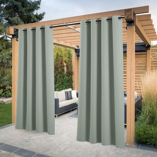 PONY DANCE Pavillon Vorhang Outdoor Wetterfest mit Ösen Ourdoor Curtains
