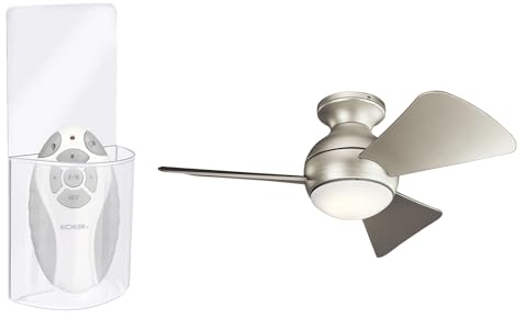meineWunschleuchte Kleiner Deckenventilator mit Licht Ø 86cm - Outdoor und Feuchtraumgeeignet