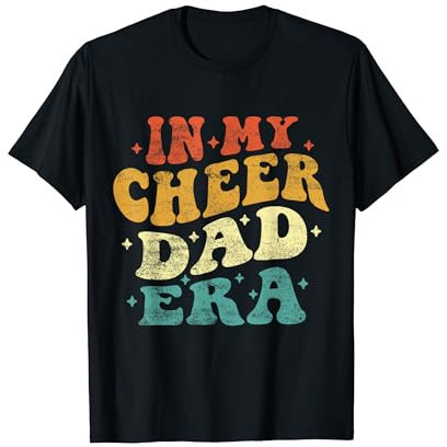 In My Cheer Dad Era Funny Cheer Dad Cheerleading Vatertag T-Shirt