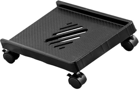 Soporte para torre de ordenador, soporte de CPU móvil, soporte para CPU bajo mesa con ruedas giratorias, carrito de PC, soporte para torre de PC, soporte para torre de PC, soporte para PC y soporte