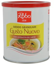 GR 500 DI BRODO GRANULARE GUSTO NUOVO CON ESTRATTO DI CARNE SENZA GLUTAMMATO PER INSAPORIRE I TUOI PIATTI