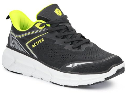Easy Step in Wide Fit Memory Foam Trainers - Black Size 11
