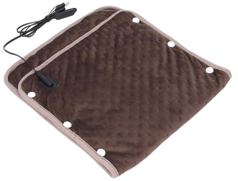 Jet de Couverture Chauffant USB, 2 Coussinets de Chauffage de 2 en 1, Couverture de Chauffage électrique avec 3 Réglages de Température Réglables pour la Maison, l'usage