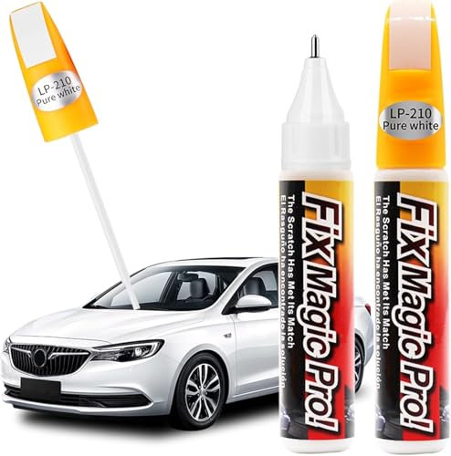 Hangorize Touch Up Paint for Cars, Car Touch Up Paint Scratch Remover Pen for Vehicles Quick & Easy Solution to Erase Car Scratches Repair (White)