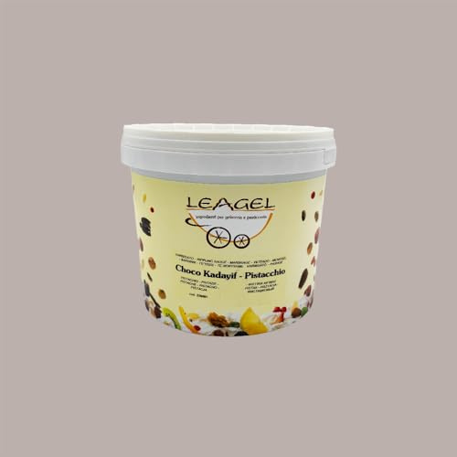 Lucgel Variegato per Gelato Choco Kadayif e Pistacchio Leagel - 5 Kg -