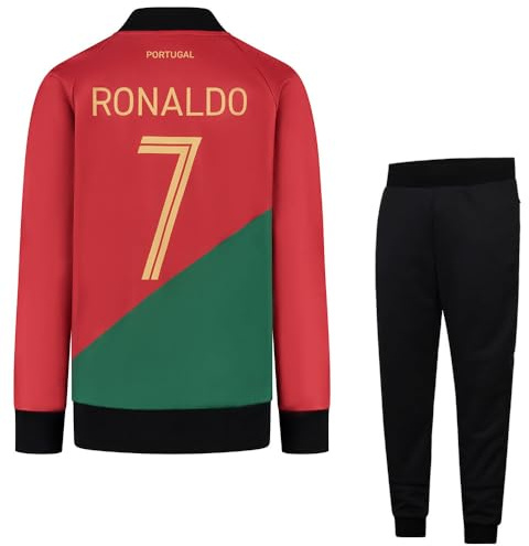 Portugal Trainingsanzug - Kinder und Erwachsene - Jungen - Sportsachen - Geschenk - Sport t shirt - Sportbekleidung - Größe 140