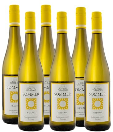 VOLLRADS - Sommer Rheingau Riesling Qualitätswein trocken, 2024 (6x 0,75l)