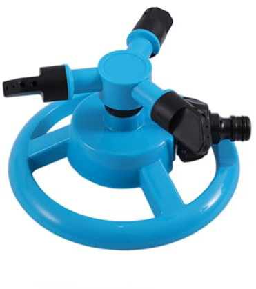 LUCKGONI Arroseur de pelouse à 360 degrés avec construction pour une couverture efficace de l'eau jusqu'à 150 mètres carrés