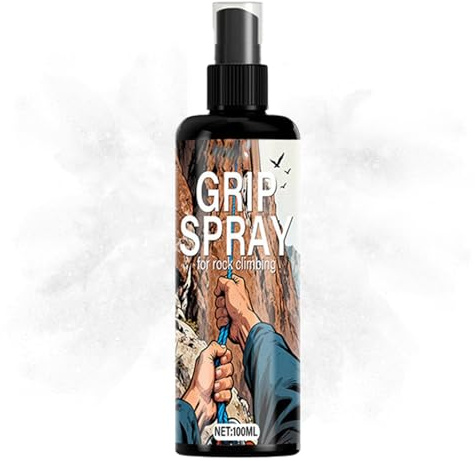 Grip Spray para escalada en roca, antideslizante, secado rápido, 100 ml, spray adhesivo no pegajoso, para deportes, fitness, entrenamiento, gimnasio, escaladores en casa, gimnasios, gimnasios