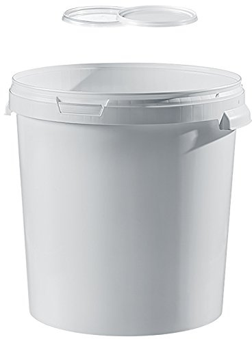 Kunststoff Eimer rund Hobbock 33 Liter mit Deckel (1 Stück)
