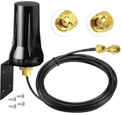 BINGFU 4G LTE SMA Cellular Trail Camera RP-SMA Male Antenna Compatible with Spypoint Link Micro Covert Spartan Stealth Muddy Wildlife Hunting Game Cam Outdoor Mobile Security Camera