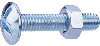 Boulon poêlier acier zingué - 6x30-150pces - Fixpro