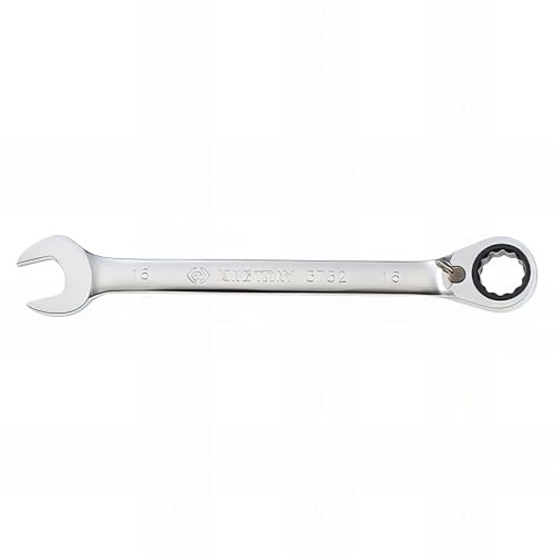 King Tony BLI373214M - Llave combinada de ampolla con trinquete reversible de 14 mm para aficionados al bricolaje y profesionales, hecha para tareas de reparación e instalación, 14 mm