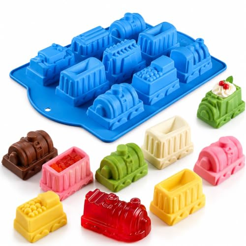 Joyeee Silikon-Backform Mit 9 Mulden, Antihaftbeschichtet, Für Seife, Waffeln, Gebäck, Torten, Kuchen, Schokoladenkuchen, Buntstift, Silikon-Seifenform